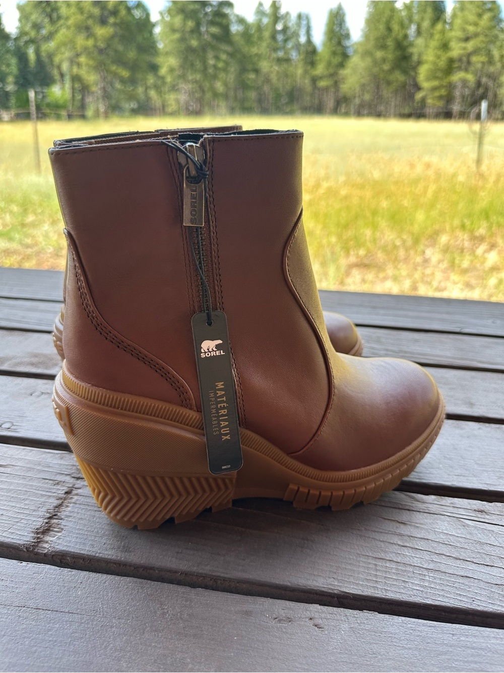 SOREL Ona Ave™ Zip Wedge Booties NWT - Picture 7 of 13